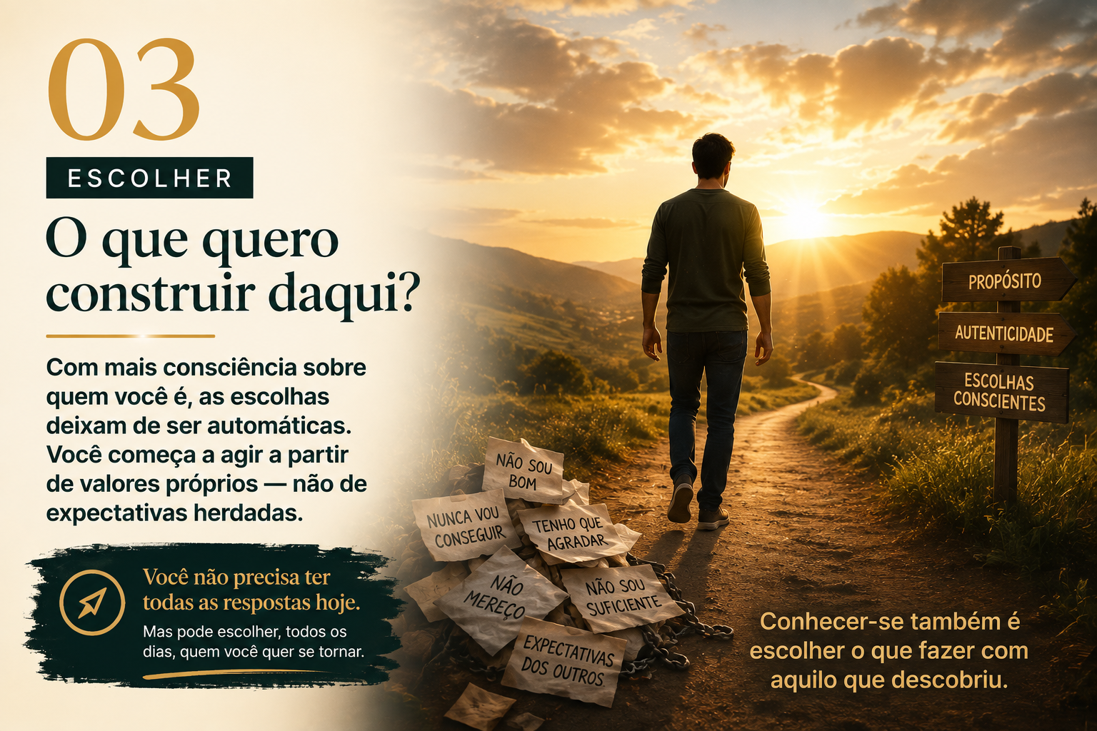 03 Escolher — O que quero construir daqui?